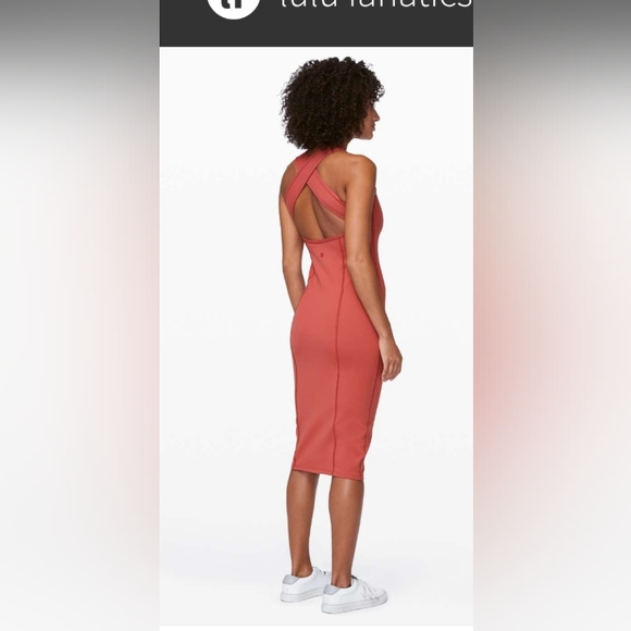 NWOT Lululemon Picnic Play Dress - Size 10 - Brick Rose - Picture 2 of 9